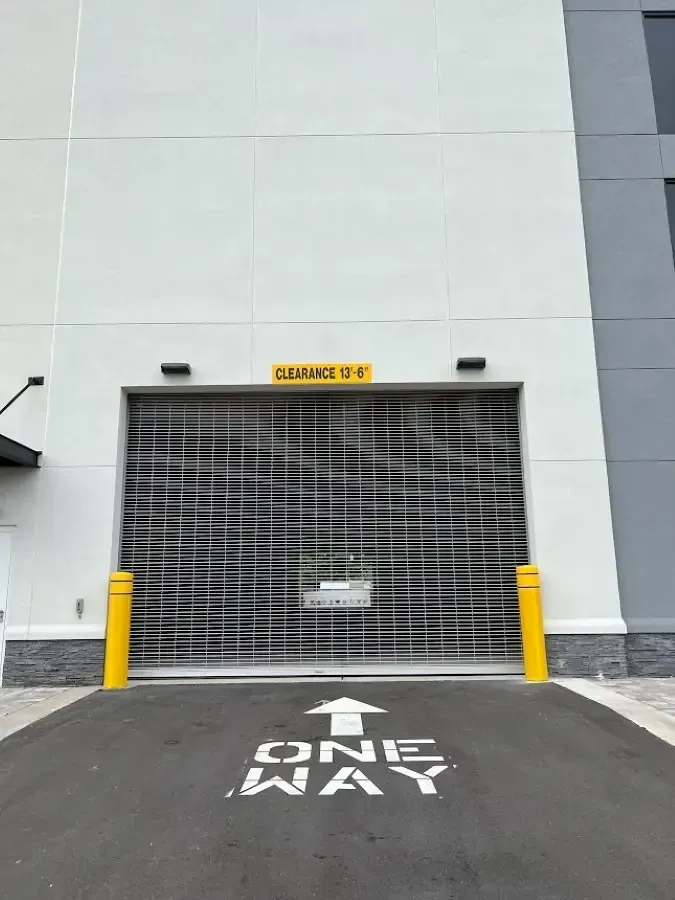 Atlantic Self Storage garage door