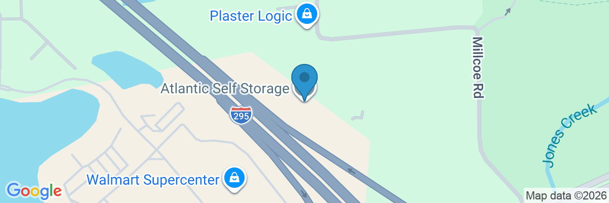 Map showing facility locations