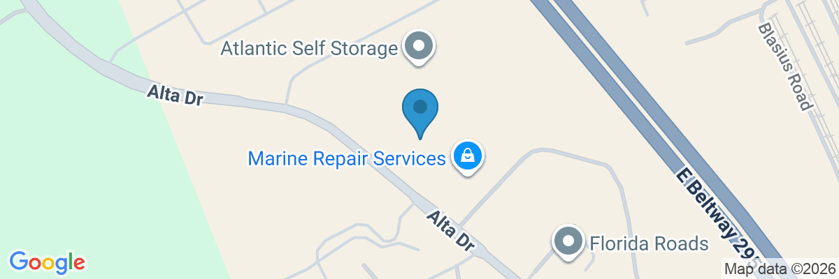 Map showing facility locations