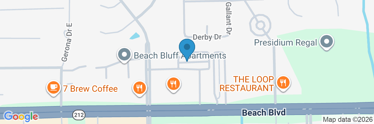 Map showing facility locations