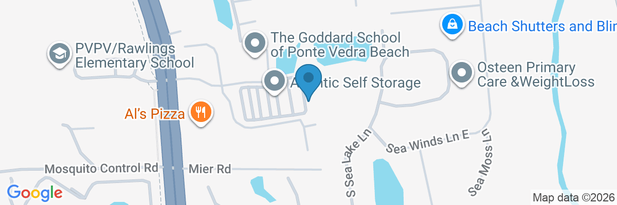 Map showing facility locations