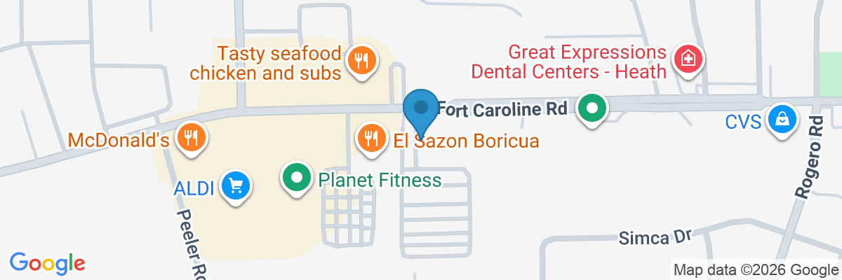 Map showing facility locations