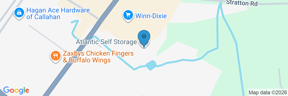 Map showing facility locations