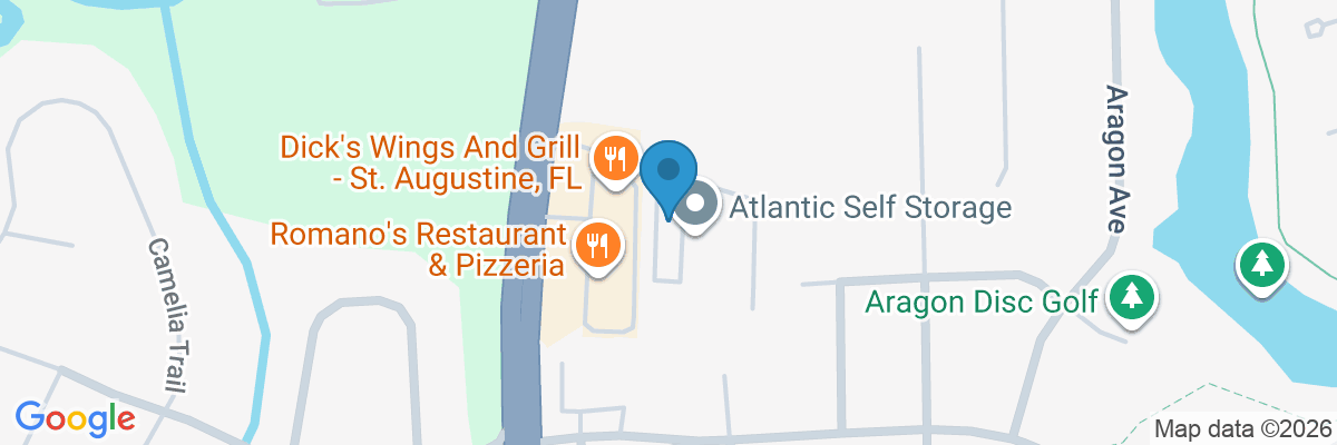 Map showing facility locations