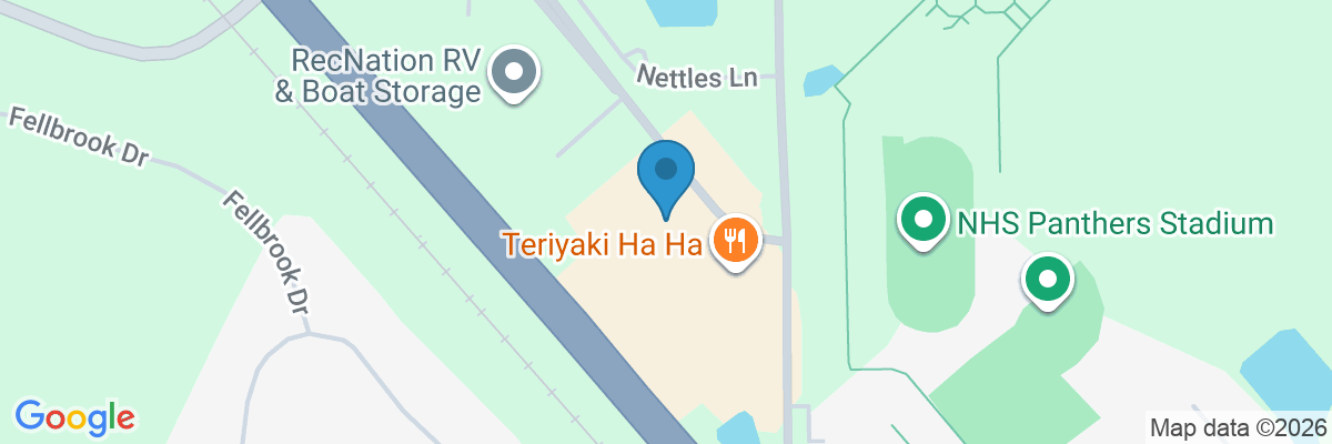 Map showing facility locations