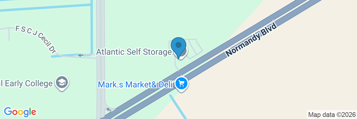 Map showing facility locations