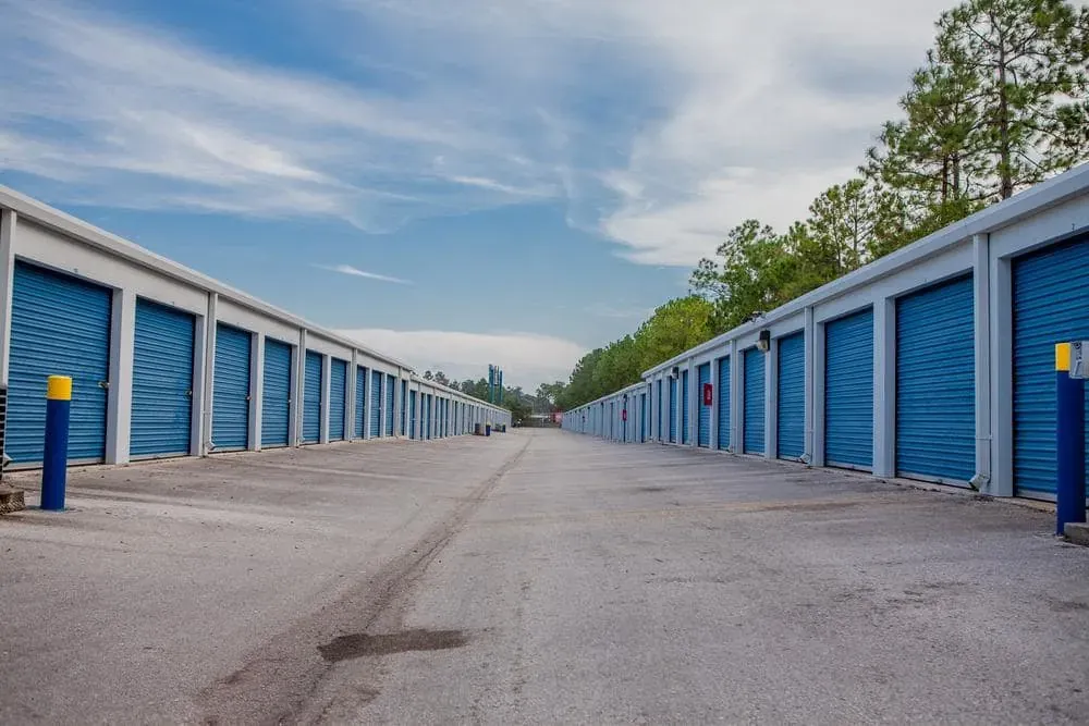 Outside view at the storage rooms on Atlantic Self Storage, in Jacksonville