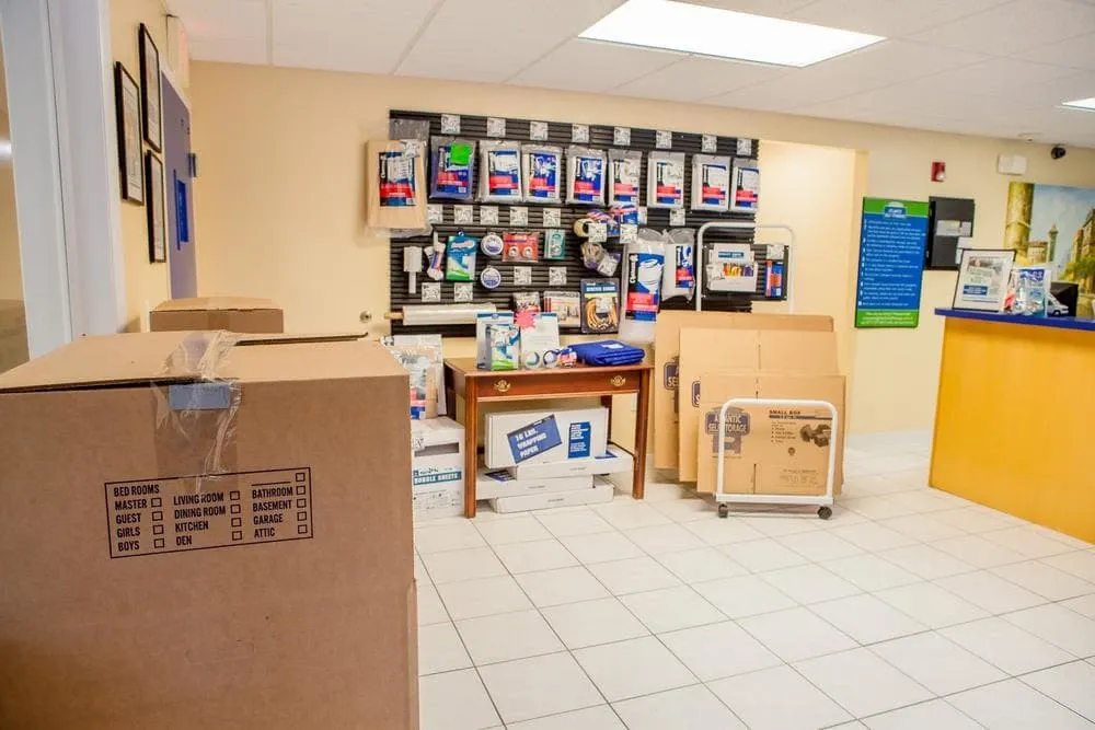 We offer moving supplies at Atlantic Self Storage, in Jacksonville