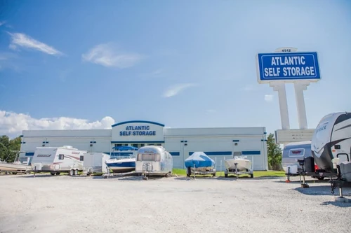 Atlantic Self Storage - Collins Rd storage facility exterior view