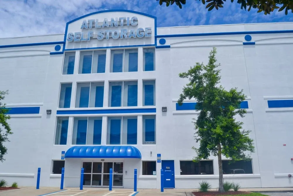 Front Entrance of Durbin Self Storage of Atlantic Self Storage