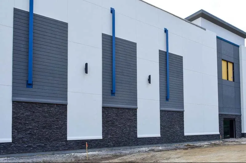 Outside wall of the Atlantic Self Storage Southside Connector Facility