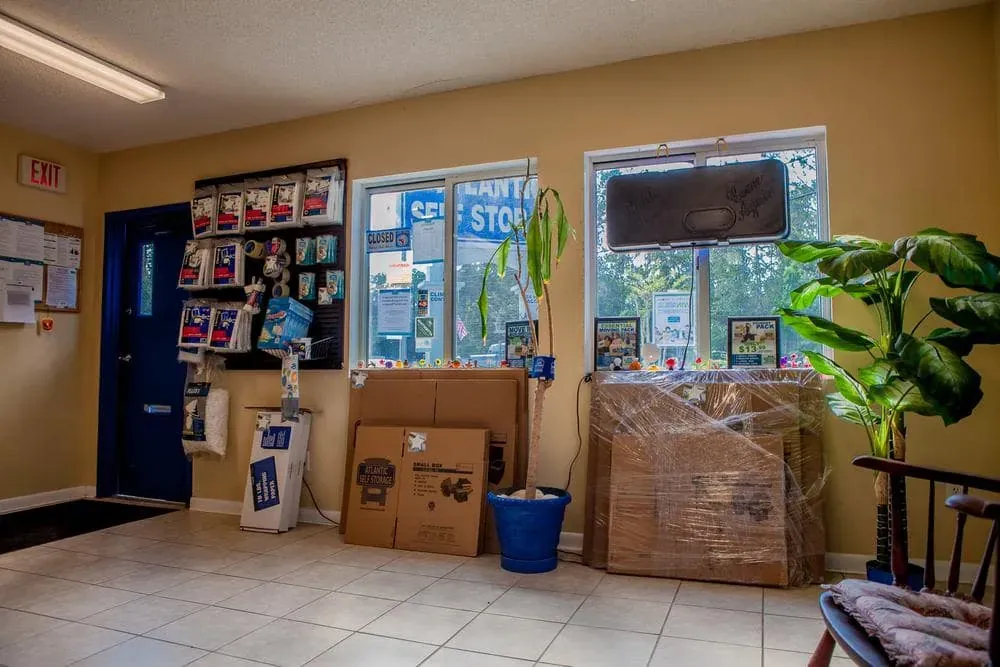 We offer moving supplies at Atlantic Self Storage.